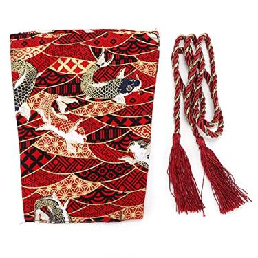 Imagem de Tnfeeon Tampa Capa de Engrenagem de Marchas JDM Tampa Alavanca Alavanca de para Modificação de Estilo Japonês Com Material de Lona e Corda Incluída (G)