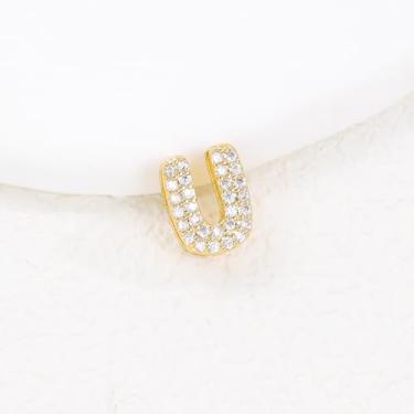 Imagem de 1 colar de diamante com letras banhadas a prata para mulheres, joias finas, presente para mamãe (A), 45cm, Cobre, Sem Pedra Preciosa