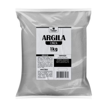 Imagem de Argila Cinza 1KG para skin care Máscara facial - Daseiva
