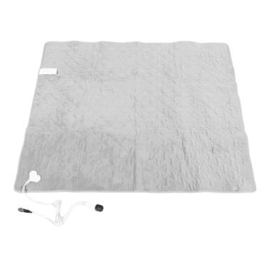 Imagem de Luocute Cobertor de Carro Aquecido, Cobertor Elétrico para Caminhão de Carro SUV RV Lavável à Máquina, 12V 59,06x47,24in 3 Temporizadores 9 Níveis de Temperatura Flanela Macia