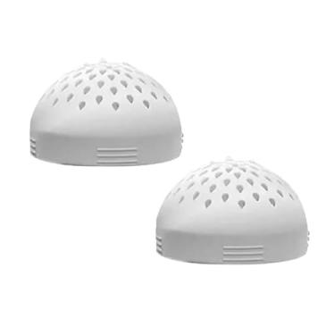 Imagem de Tampa de coador de lata de silicone 2 peças - escorredor de latas sem BPA, fácil de limpar para latas de tamanho padrão - escorredor de cozinha durável para drenar atum (branco - 2 peças)