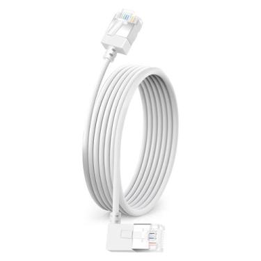 Imagem de Cabo Ethernet Dutevolns Flexible Cat 6 90 com ângulo reto 7,6 m