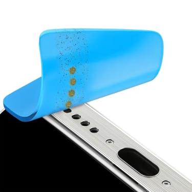 Imagem de Kit de limpeza de alto-falante e porta de carregamento compatível com iPhone, Samsung, iPad, AirPods e Pixel – Conjunto de ferramentas de remoção de poeira com 40 almofadas adesivas e escova para