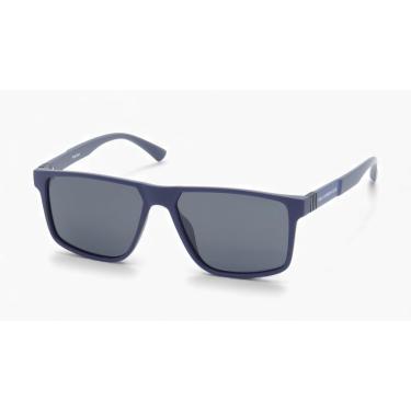 Imagem de Óculos de Sol Casual Polarizado Masculino Polo London Club, Lente UV400 Kit contém Case Couro ECO (Preto e Cinza)