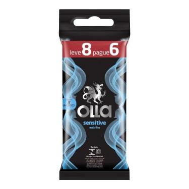 Imagem de Preservativo Olla Lubrificado Sensitive - Leve 8 Pague 6 - Embalagem c