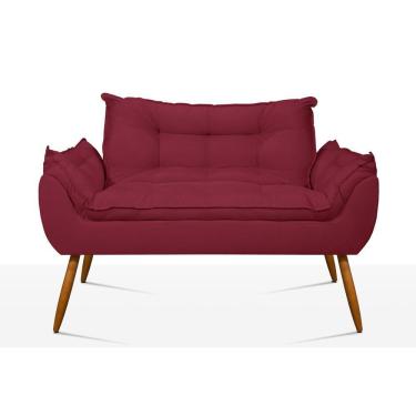 Imagem de Namoradeira Opala Sofá Confortável ? Balaqui Decor Cor:marsala