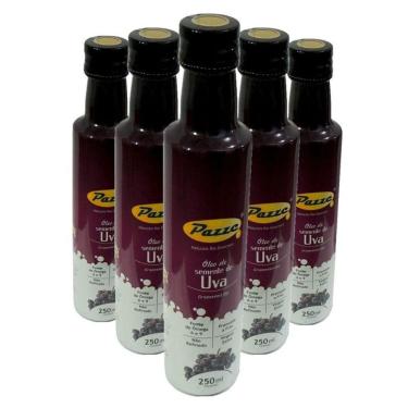 Imagem de Kit 5 óleo De Semente De Uva Extra Virgem Pazze 250ml