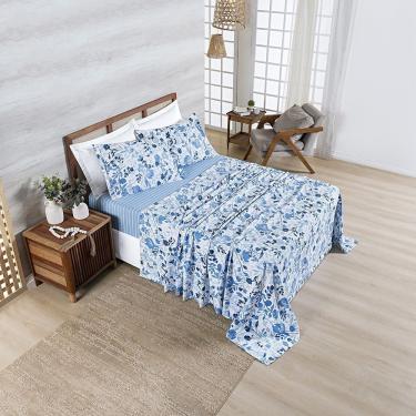 Imagem de Jogo de Cama Afeto 400 Fios King 04 Peças 100% Poliéster - Lolli