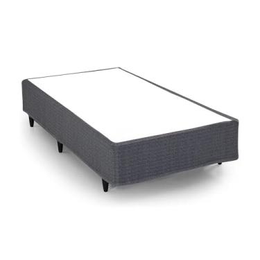 Imagem de Box Cama Desmontável Solteiro Core, Cinza Escuro, 39x88x188 cm