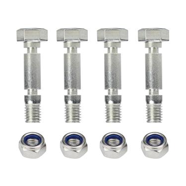 Imagem de Femory Kit de pinos de tesoura de soprador de neve OEM 707555 para Briggs & Stratton, compatível com Craftsman Dual Stage Snowthrower 1696574-01 - C950-10329-0 (pacote com 4)