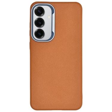 Imagem de ULXITEYU Capa para celular Samsung Galaxy S23 FE marrom, [proteção contra quedas de 3 metros] Capa protetora de TPU macio antiderrapante à prova de choque