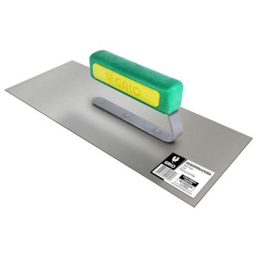 Imagem de Desempenadeira Em Aço Inox Cabo Aberto - 120x290mm - 00113-00 - Galo