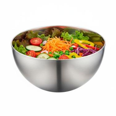 Imagem de Tigela Bowl Multiuso Inox Saladeira Cozinha 24cm Mimo