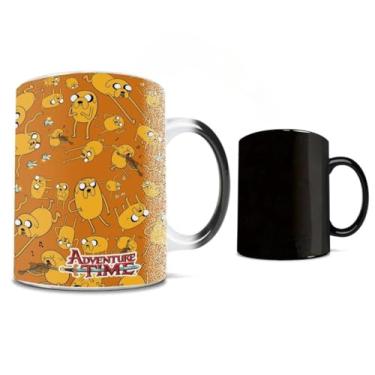 Imagem de Morphing Mugs Hora de Aventura – Jake the Dog – Caneca sensível ao calor de 325 ml – Caneca de chá de café que muda de cor cerâmica – Oficialmente licenciada pela Cartoon Network colecionável