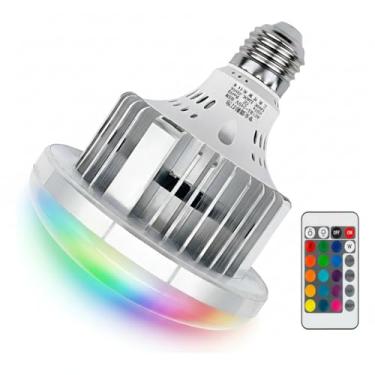 Imagem de Lâmpada LED RGB 85W E27 Bivolt 6500K Controle Remoto