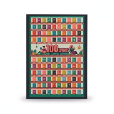 Imagem de Pôster Raspadinha 100 Livros Para Ler Antes de Morrer Sem Moldura