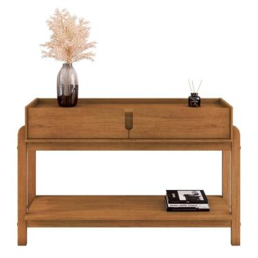 Imagem de Aparador Retrô Com 2 Gavetas Harman Cedro