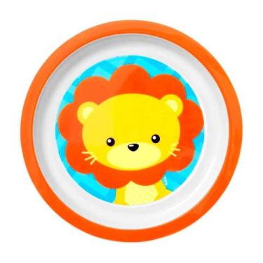 Imagem de Bowl de Leão Pratinho Infantil para Alimentação 300ml Bebês e Papinha 