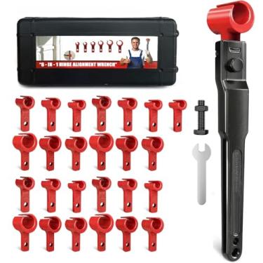 Imagem de Door Hinge Adjustment Tool Kit Door Gap Adjustment Tool for Precise Hinge Gap Adjustment Upgraded Hinge Gap Adjusting Wrench for Installation and Repair of Residential and Commercial-21