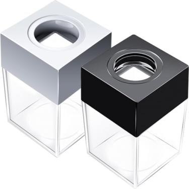 Imagem de grwanpen Dispensador magnético extra grande de clipe de papel – capacidade de 500 clipes, organizador magnético de mesa resistente para escritório, escritório em casa e material escolar – organização