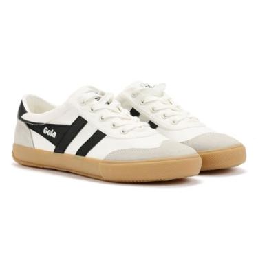 Imagem de Gola Tênis feminino de badminton, branco/preto/chiclete, 35