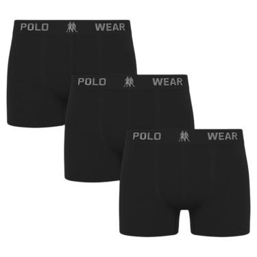Imagem de Kit 3 Cuecas Boxer Polo Wear Masculina