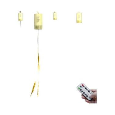 Imagem de Luzes De Natal LED 150/200 Com Controle Remoto, Lâmpada Estrela Brilha