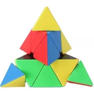 Imagem de Cubo Magico Pyraminx Pirâmide Triângulo Profissional 3x3x3