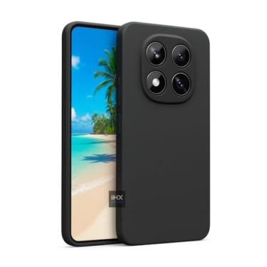 Imagem de Capa Capinha Case Compatível Xiaomi Poco X7 Silicone Aveludada Anti Impacto Reforçada Emborrachado Com Proteção De Câmera Premium (PRETO)