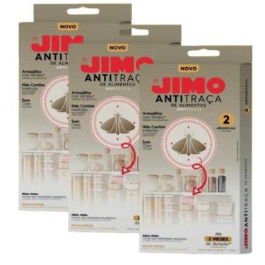 Imagem de Kit 3 Jimo Antitraça De Alimentos Armário Gaveta Despensa Sem Odor Che