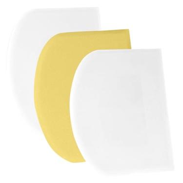 Imagem de SURDOCA Raspador de massa raspador de bancada - Raspador de tigela flexível de plástico 3P 24 x 15,5 cm, raspador de bolo com bordas afiadas e ângulos. Ferramentas de decoração de assadeiras
