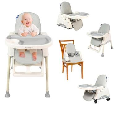 Imagem de Cadeira De Alimentação Portátil Bebê Multifuncional 4 em 1 - KaBaby