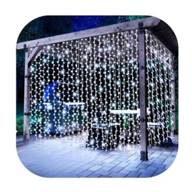 Imagem de Cortina 300 Leds Branco Frio Com 8 Funções 3,0x2mts 220v