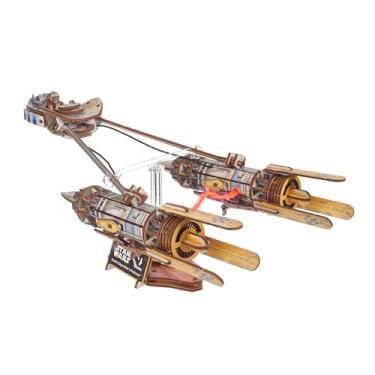 Imagem de UGEARS Star Wars Anakin Skywalker's Podracer 3D Quebra-cabeça Adulto - Modelo Kit de Artesanato Adulto Faça Você Mesmo Presentes, Coleção de Jogos Clássicos, Quebra-cabeça de Madeira 3D, Presente para