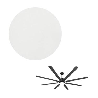 Imagem de Sky sea Abajur de iluminação para ventilador de teto, 1 pacote, abajur acrílico branco JB011-72-0003