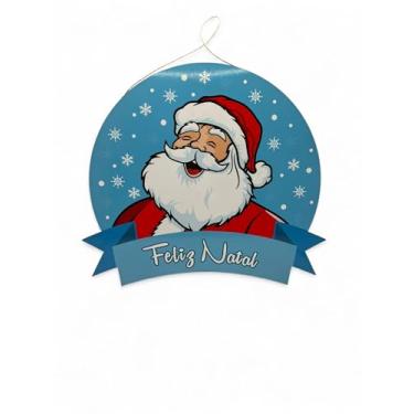 Imagem de Enfeite de Porta Papai Noel Para Natal Guirlanda Decoracao