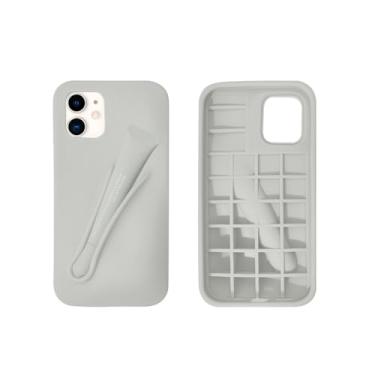 Imagem de Capinha Lip Case Compativel com iPhone 11 Porta Gloss ou Batom Silicone Macio Resistente Premium