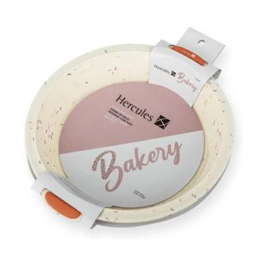 Imagem de Forma Redonda de Silicone Cabo Laranja 270x53mm Hercules - Mondial