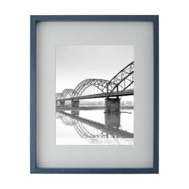 Imagem de Mikasa Moldura para galeria azul-marinho - 40,6 x 50,8 cm fosca, 28 x 35,5 x 53 cm