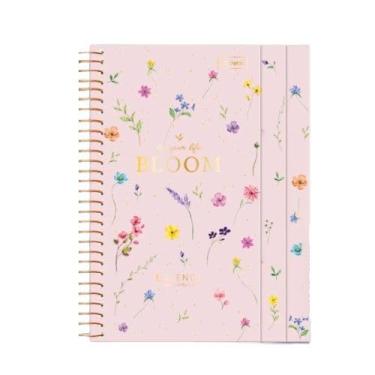 Imagem de Caderno Colegial Criativo 3 em 1 Essence – 100 Folhas 3×1, Pautado, Pontilhado e Folhas Lisas. (Rosa)