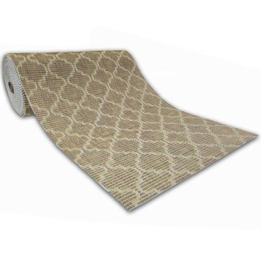 Imagem de Tapete Passadeira Emborrachada Pvc Antiderrapante 0,65x3,00m Moderna Clear