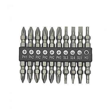 Imagem de Jogo Bits Ponta Dupla Western 10 Peças 65mm