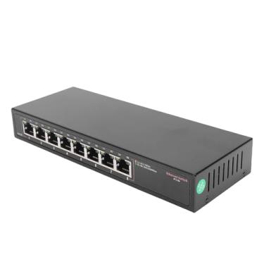 Imagem de Zhjvihx Switch Ethernet Gigabit de 8 Portas 2,5 G, Switch de Rede Multi Gigabit Com Capacidade de Comutação de 40 Gbps, Ajuste Automático de Velocidade, para Jogos 4K Streaming Smart (Plugue EUA