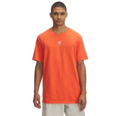 Imagem de Camiseta de Basquete Under Armour Curry Heavyweight Masculina-Masculino