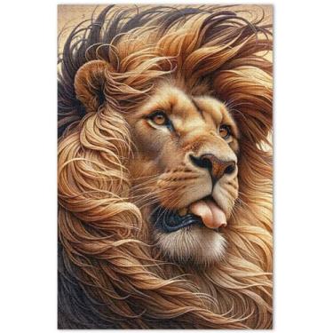 Imagem de Quebra-cabeças de unicórnios roxos com cenário fantástico, 500 peças para adultos, engraçados, personalizados, para adultos, arte, brinquedo, pintura, 50 x 35 cm