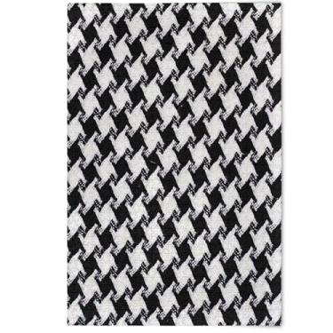 Imagem de Quebra-cabeça Bold Houndstooth preto branco 1000 peças para adultos, presentes tecnológicos para amantes, quebra-cabeça natureza, quebra-cabeças grandes, decoração de arte animal, 1000 peças, 75 x 50