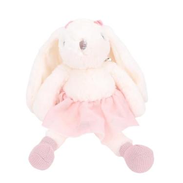 Imagem de Alomejor Brinquedo de Pelúcia da Princesa de Coelho, Boneca de Orelha Longa, Companheiro de Pelúcia Macia de 35 Cm para Meninas de Dormir (PINK)