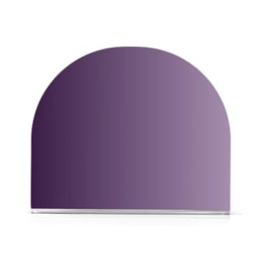 Imagem de Porta-guardanapos de acrílico gradiente roxo, suporte de guardanapo de jantar em forma de U, suporte de guardanapo vertical
