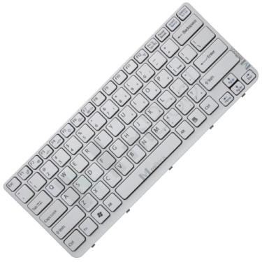 Imagem de Teclado mBook para Sony Vaio Sve14112eab Branco Layout Us