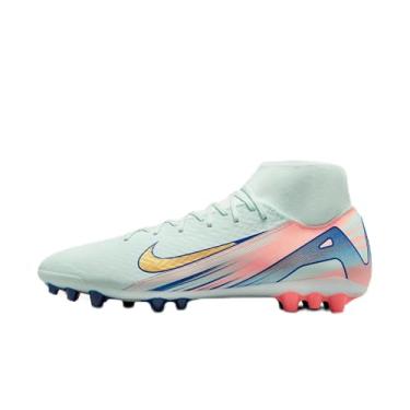 Imagem de Nike Chuteiras de futebol Superfly 10 Academy Mercurial Dream Speed AG de cano alto (FZ1191-300, pouco verde/pulseira carmesim/moeda dourada metálica), Mal verde/Crimson Pulse/moeda de ouro metálico